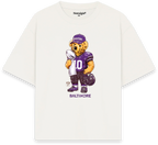 Baltimore Bear T-Shirt blanca - Nostalgia Lab