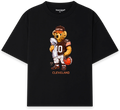 Cleveland Bear T-Shirt negra - Nostalgia Lab