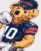 Houston Bear detalle del estampado DTG en algodón - Nostalgia Lab