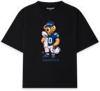 Indianapolis Bear T-Shirt negra - Nostalgia Lab