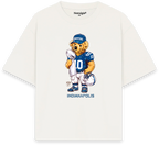 Indianapolis Bear T-Shirt blanca - Nostalgia Lab