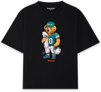 Miami Bear T-Shirt negra - Nostalgia Lab