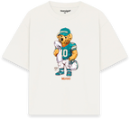 Miami Bear T-Shirt blanca - Nostalgia Lab