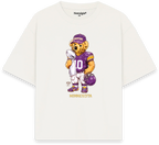 Minnesota Bear T-Shirt blanca - Nostalgia Lab