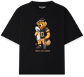 New Orleans Bear T-Shirt negra - Nostalgia Lab