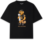 New Orleans Bear T-Shirt negra - Nostalgia Lab