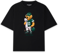 New York Bear T-Shirt negra - Nostalgia Lab