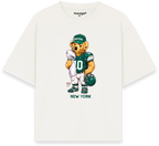 New York Bear T-Shirt blanca - Nostalgia Lab
