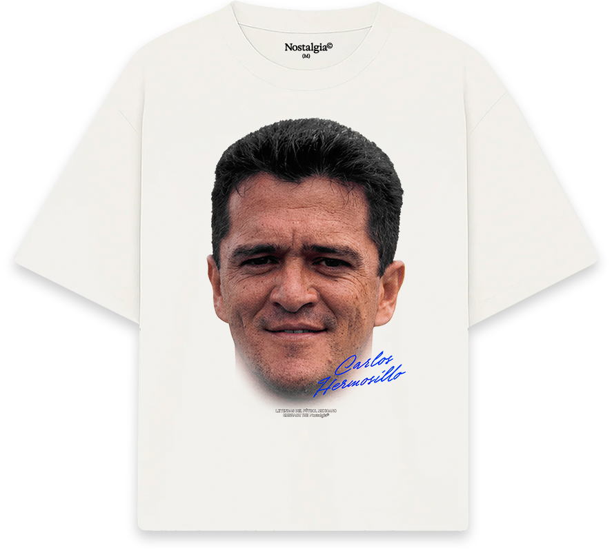 Carlos Hermosillo 'El Grandote de Cerro Azul' Big Head T-Shirt