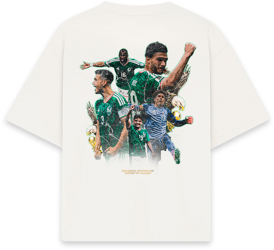 México '26 "Nueva Era" T-Shirt (Frente y Espalda)