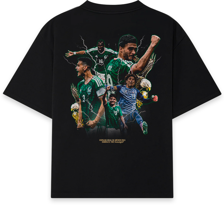 México '26 "Nueva Era" T-Shirt (Frente y Espalda)