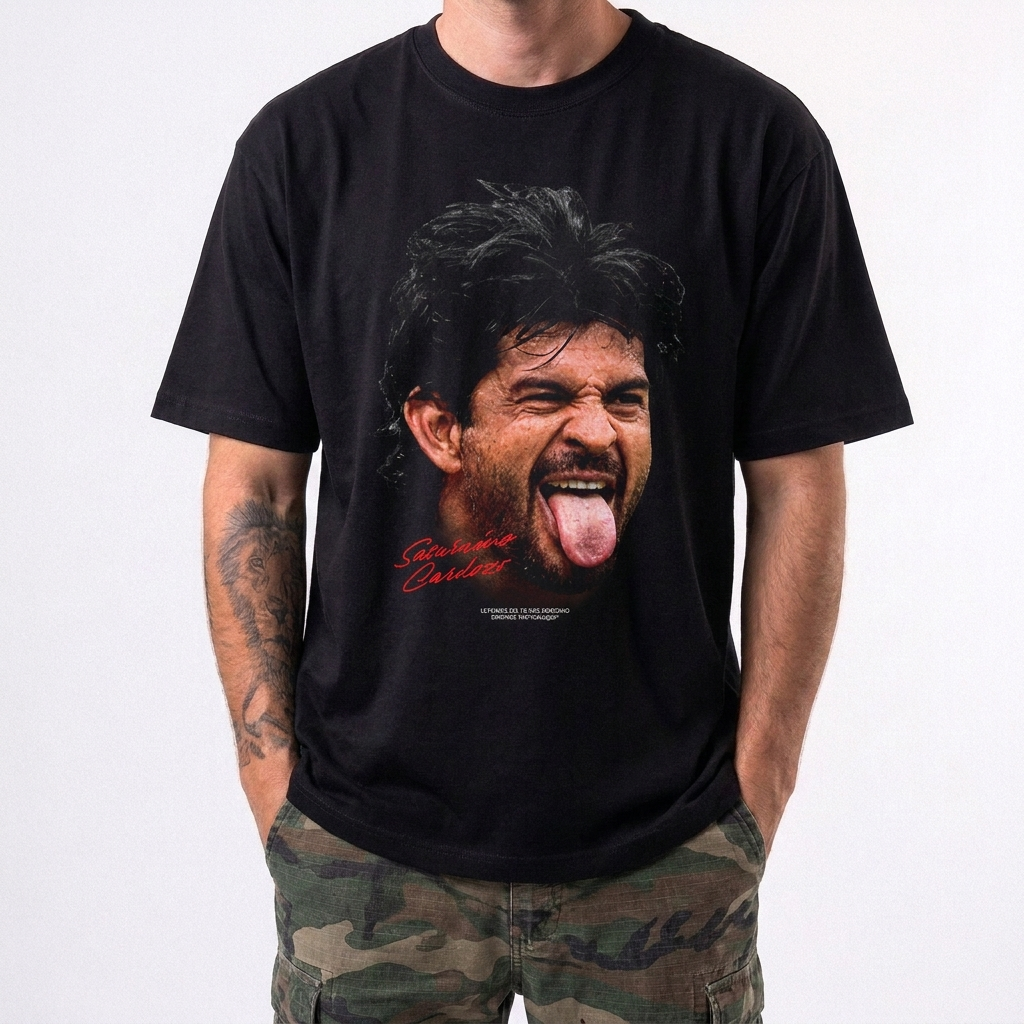 Saturnino Cardozo 'El Diablo Mayor' Big Head T-Shirt