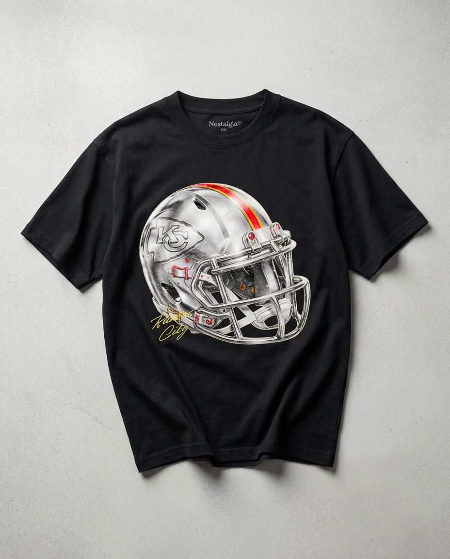 KC Heartland Helmet T-Shirt