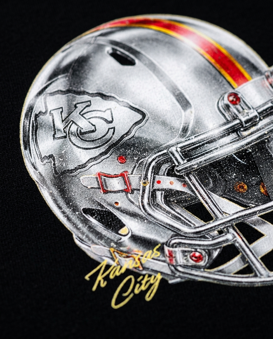 KC Heartland Helmet T-Shirt
