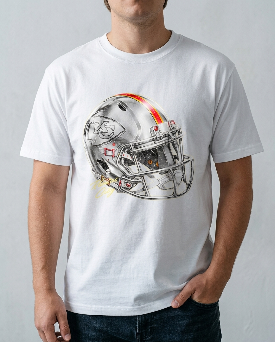 KC Heartland Helmet T-Shirt