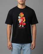 KC Heartland Bear playera negra con modelo - Nostalgia Lab